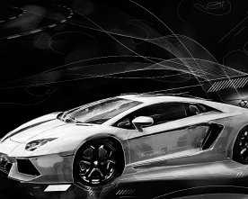 Lambo-abstract-white